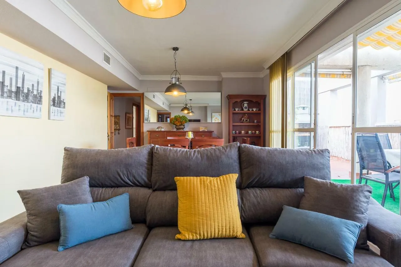 Lujoso Atico Playa-Parking Gratis Apartment Malaga