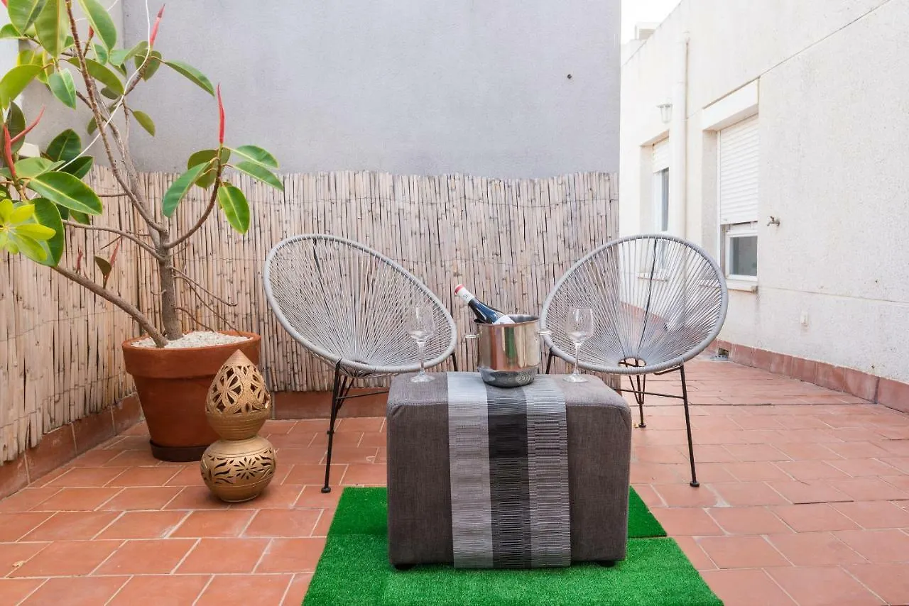 Lujoso Atico Playa-Parking Gratis Apartment Malaga